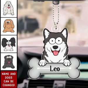 My Dog Ornament - Personalized Car Ornament - Gift For Dog Owner, Dog Lover