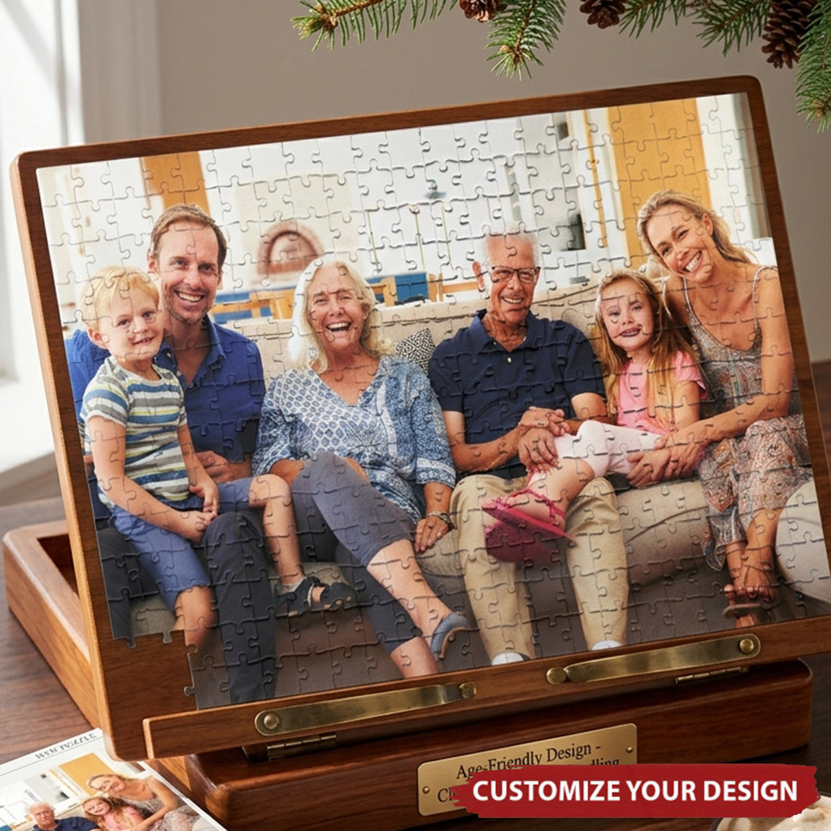 Gift For Grandparents - Personalized Photo Jigsaw Puzzle