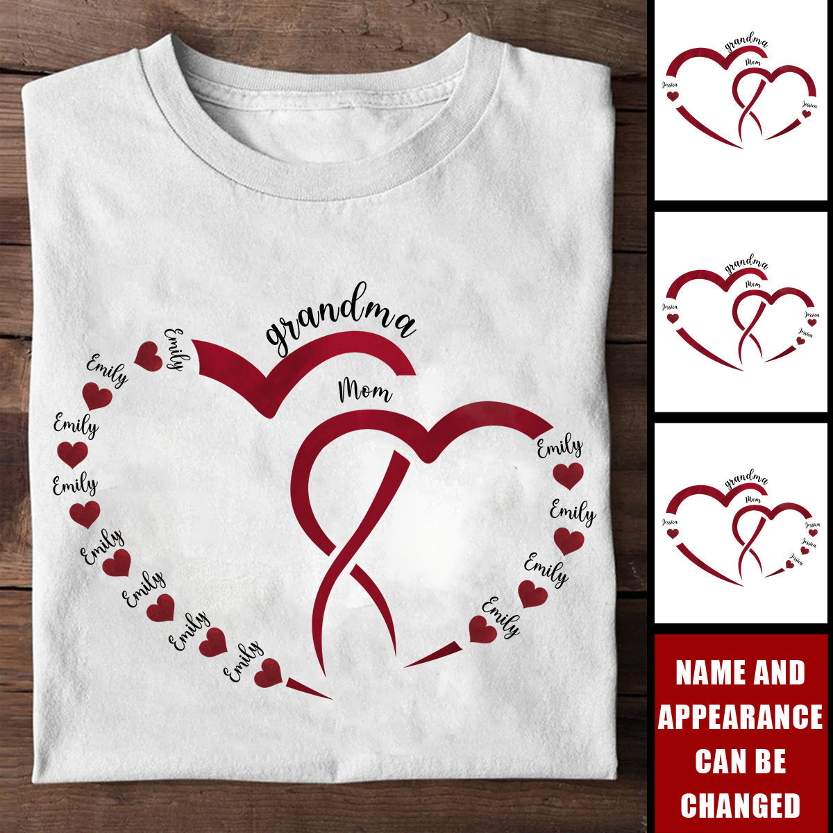 Love Begins With Her, And Grows With Us - Personalized Shirt- Mother's Day, Gift For Mom, Grandma