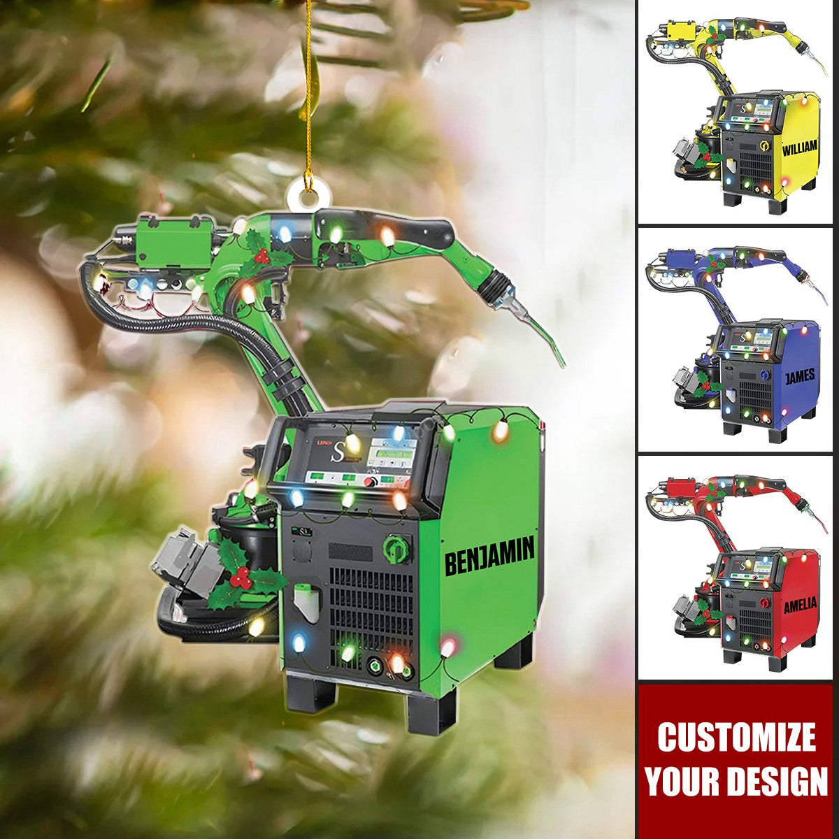 Multi Color Welder Machine - Personalized Acrylic Christmas Ornament