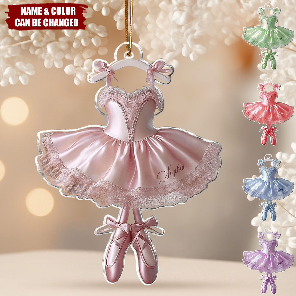 Perfect Gift For Ballet Lovers - Personalized Ballet Ornament