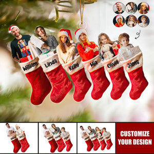 Personalized Custom Photo Gifts For Family Acrylic Ornament