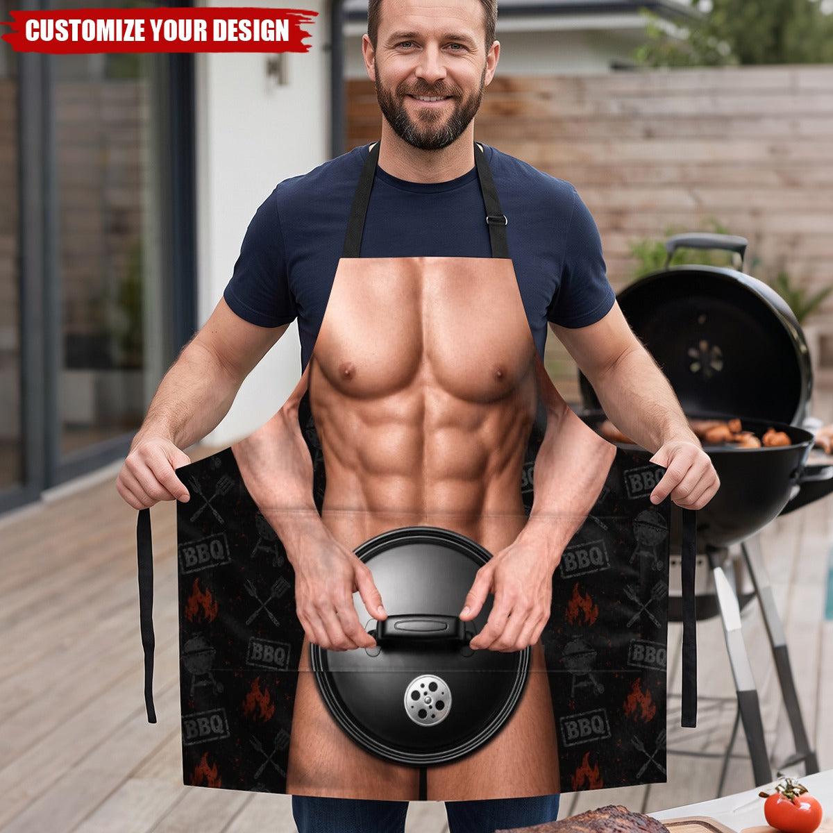 Custom Funny Apron With Pocket - Personalized Birthday Gifts