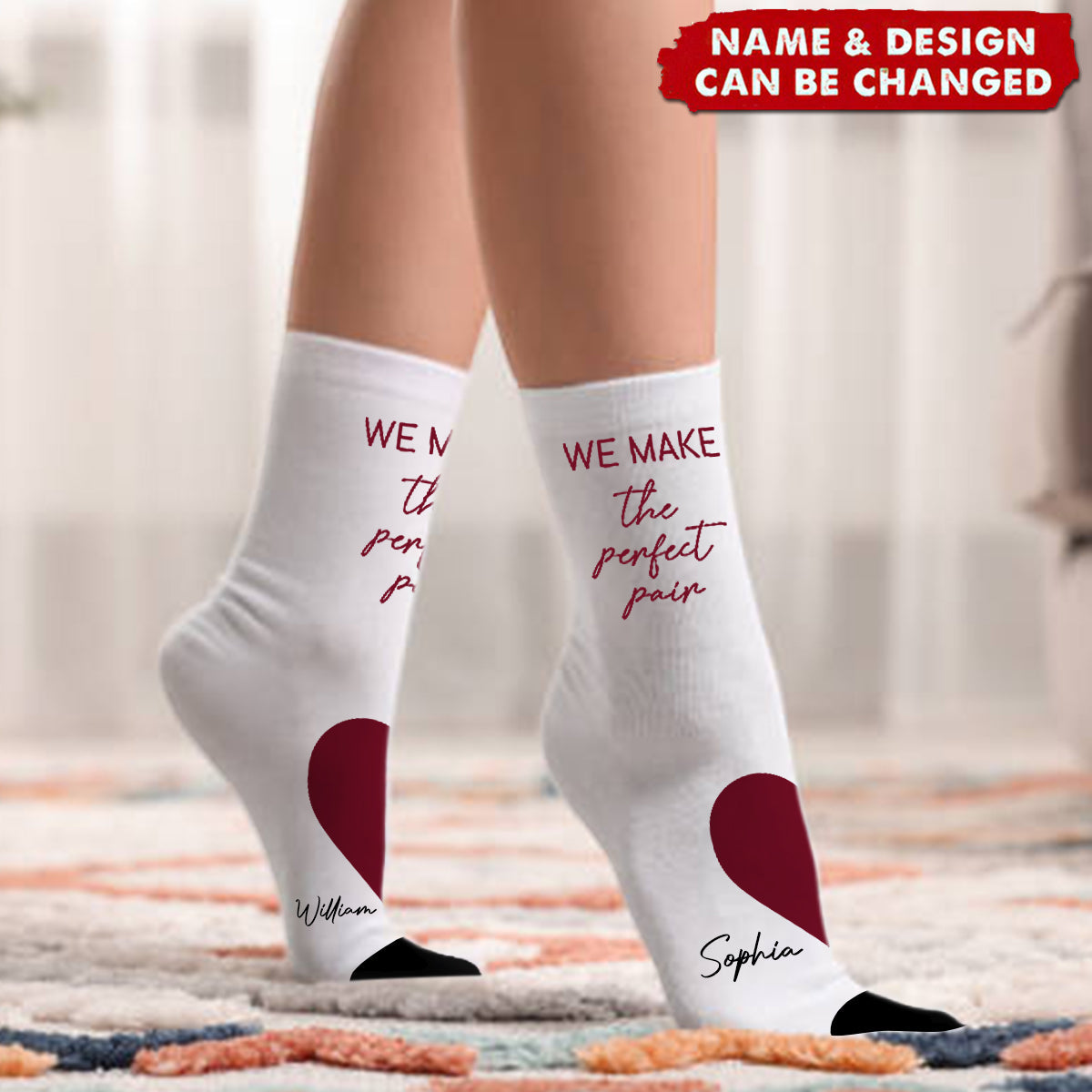 Personalized We Make The Perfect Soft Crew Socks Long Stockings