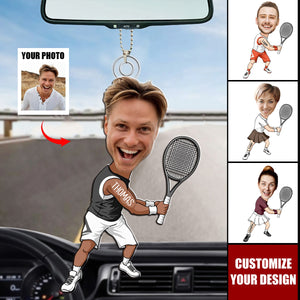 I Don't Always Play Tennis - Personalized Acrylic Car Ornament