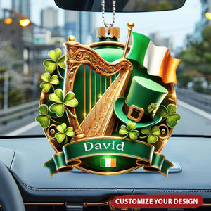 Custom Name Mountain Ireland Ornament - Personalized Gift For Ireland Lover