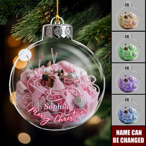 Love Sewing - Personalized Christmas Sewing Ornament