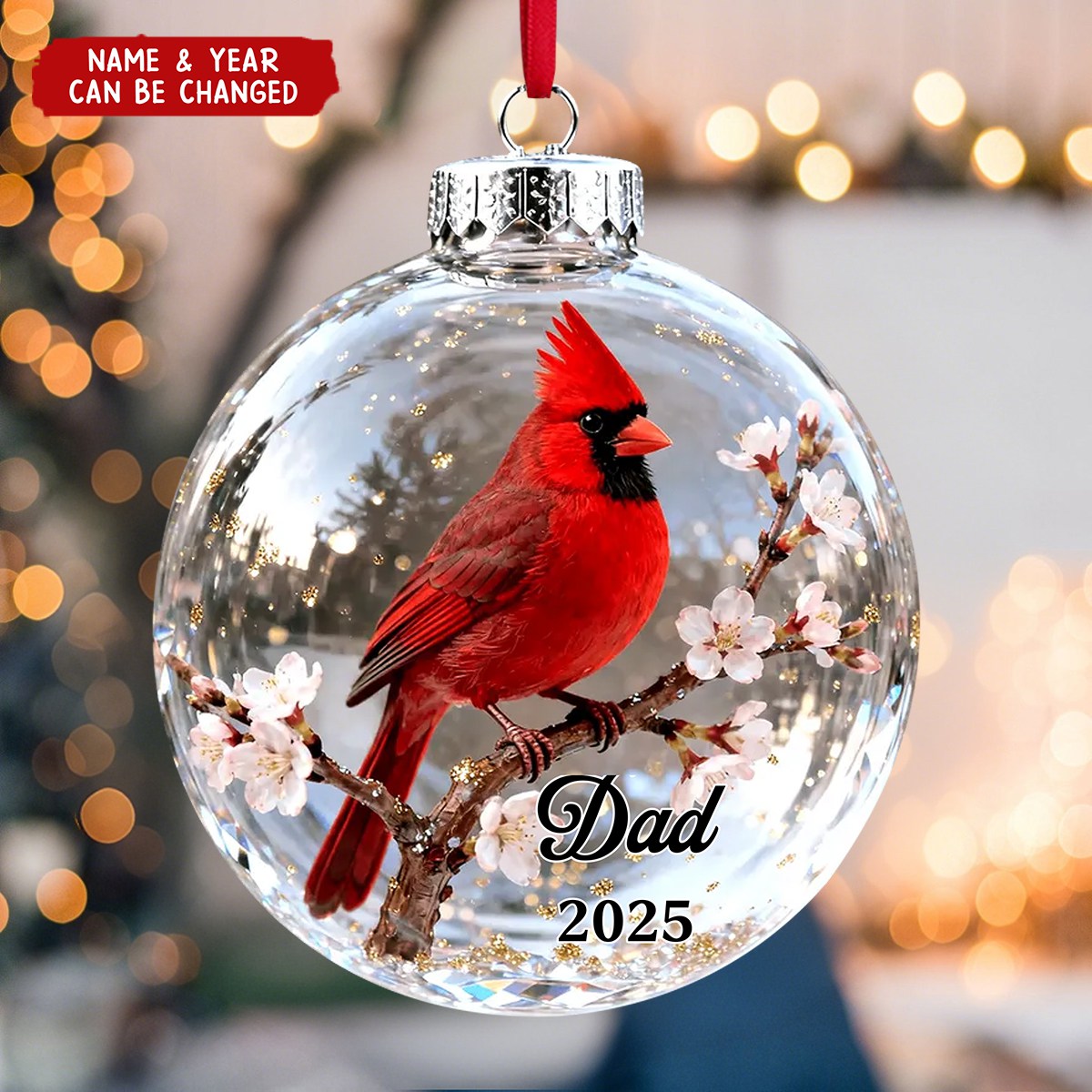 Fly Beside You Everyday - Personalized Memorial Acrylic Ornament