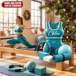 Personalized Pilates Acrylic Ornament -Gift For Pilates Lovers & Instructors