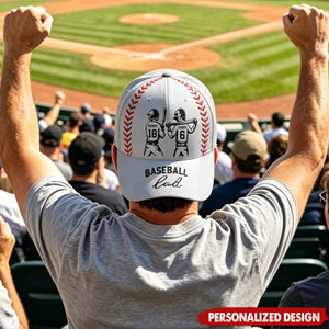 Father's Day Gift, Dad, Grandpa - Personalized Baseball Cap