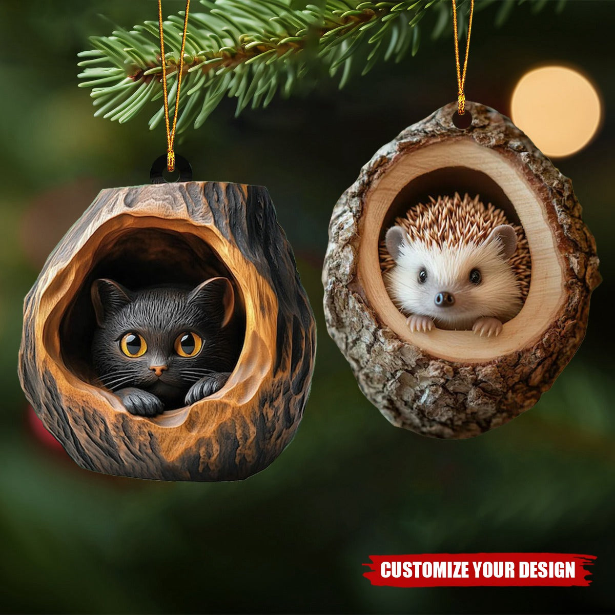 Forest Animal For Christmas - Personalized Acrylic Ornament