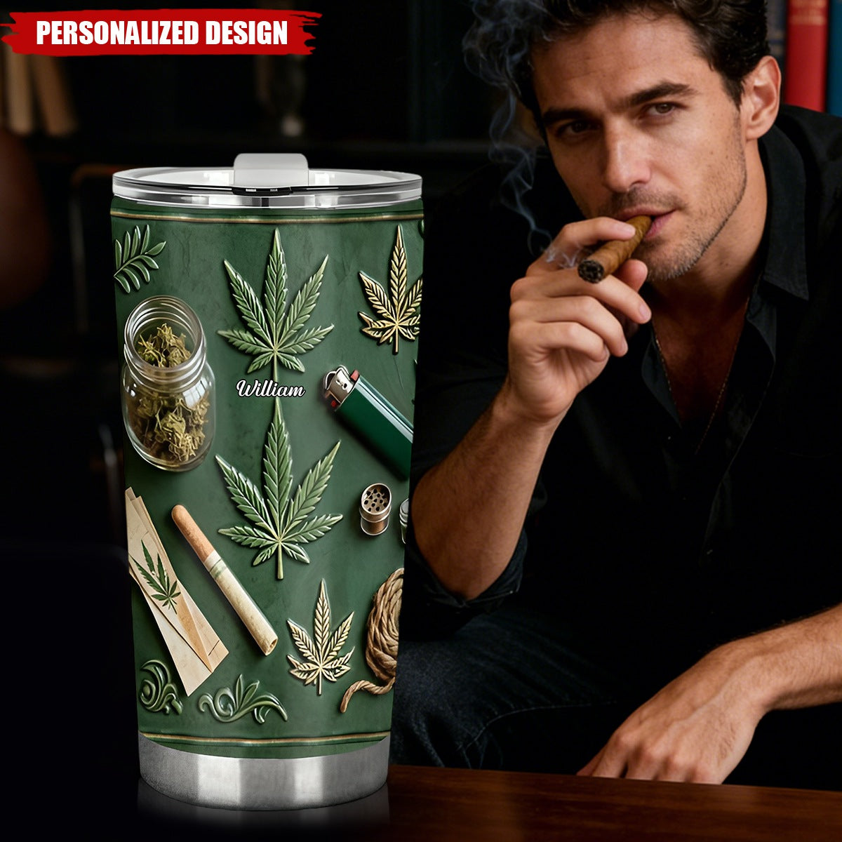 Magic Leaf - Personalized Weed Tumbler