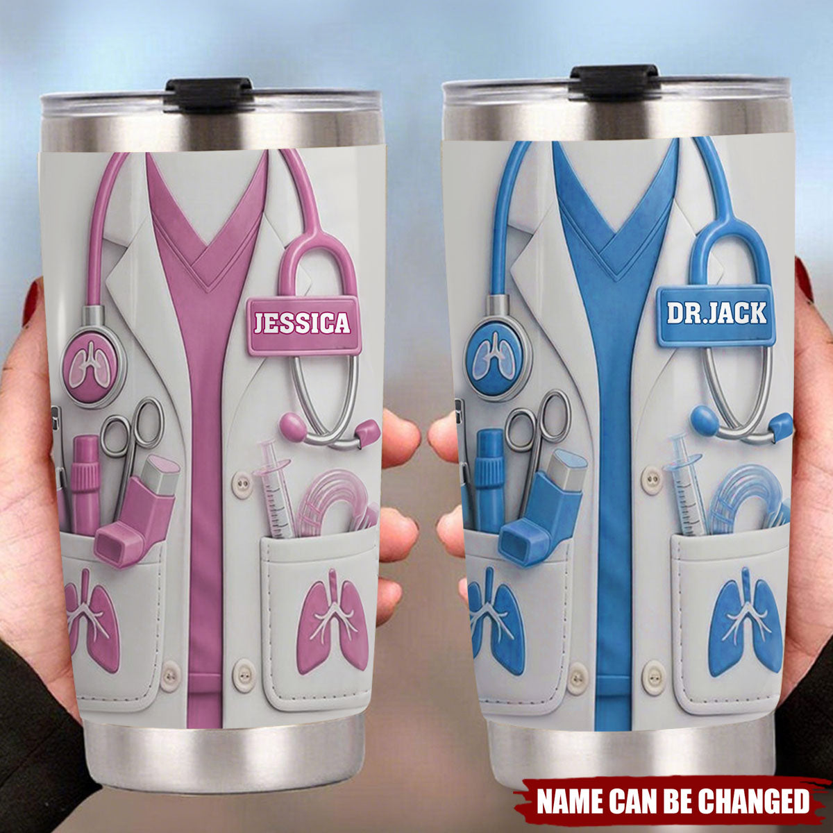 Medical Professional Appreciation Custom Tumbler,Personalized Stainless Steel Tumbler