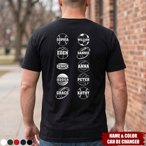 Dad Of Ballers - Personalized Shirt
