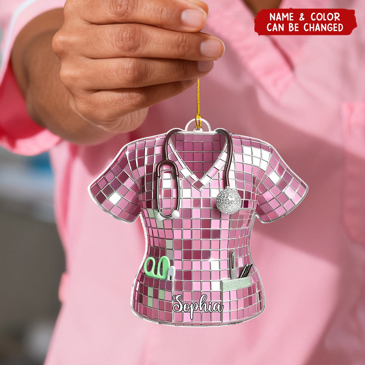 Love Nurse Life - Personalized Nurse Ornament