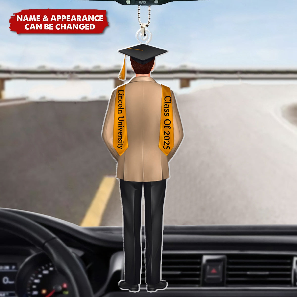 Congrats Boys & Girls Graduation - Personalized Acrylic Ornament