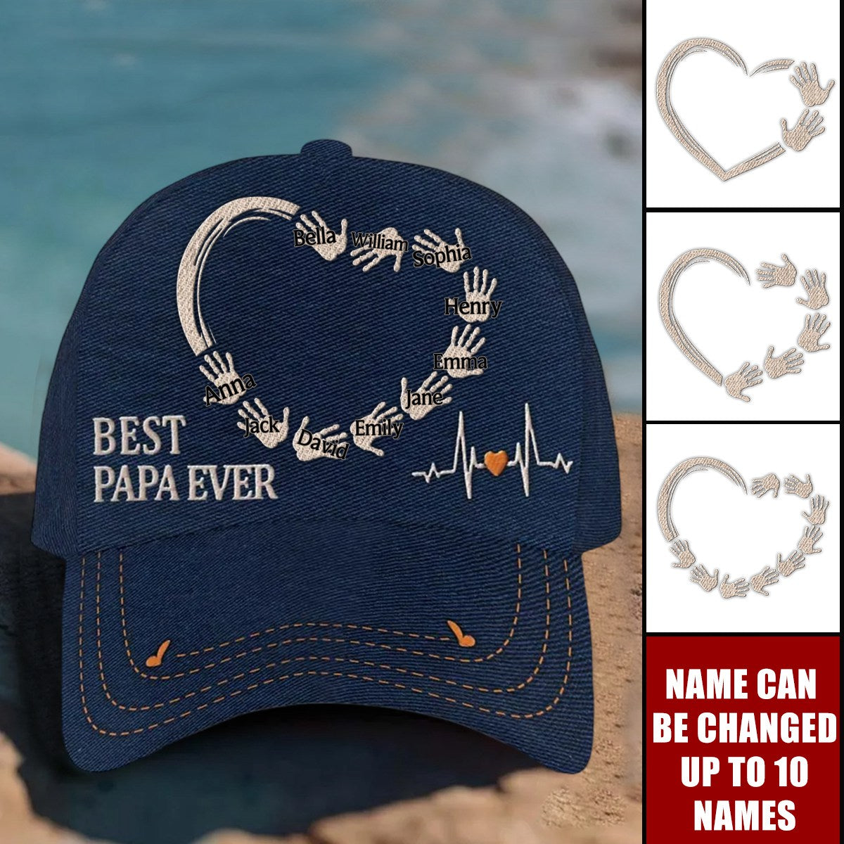 Personalized Where Love Never Ends - Family Custom Hat, All Over Print Classic Cap - Gift For Family Members