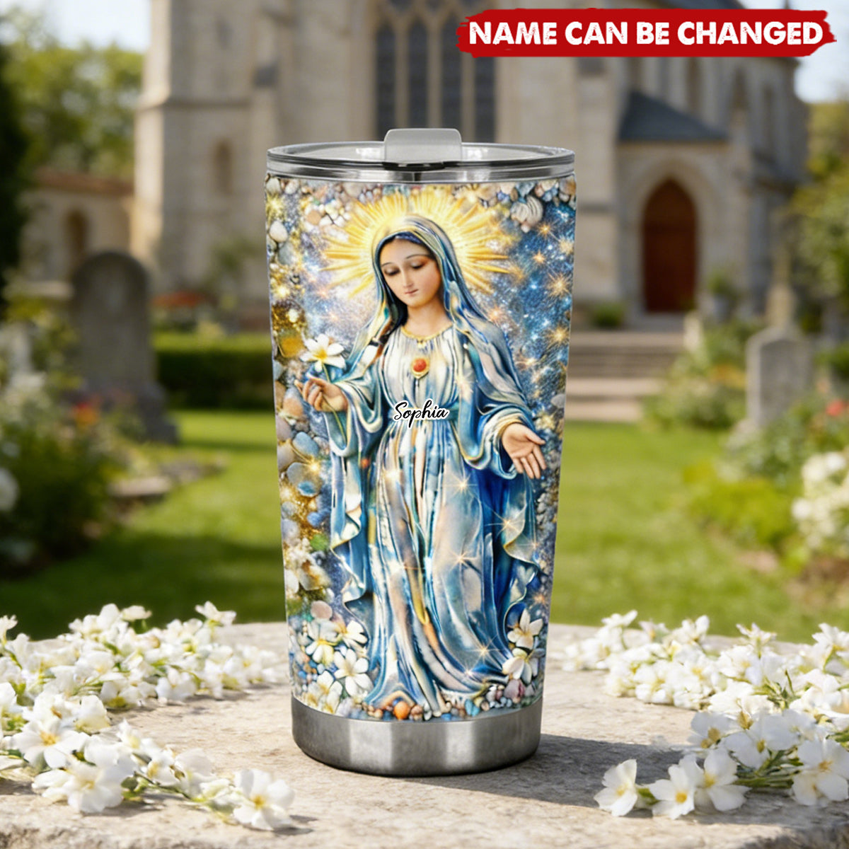 Mary Mother of God - Personalized Christian Tumbler