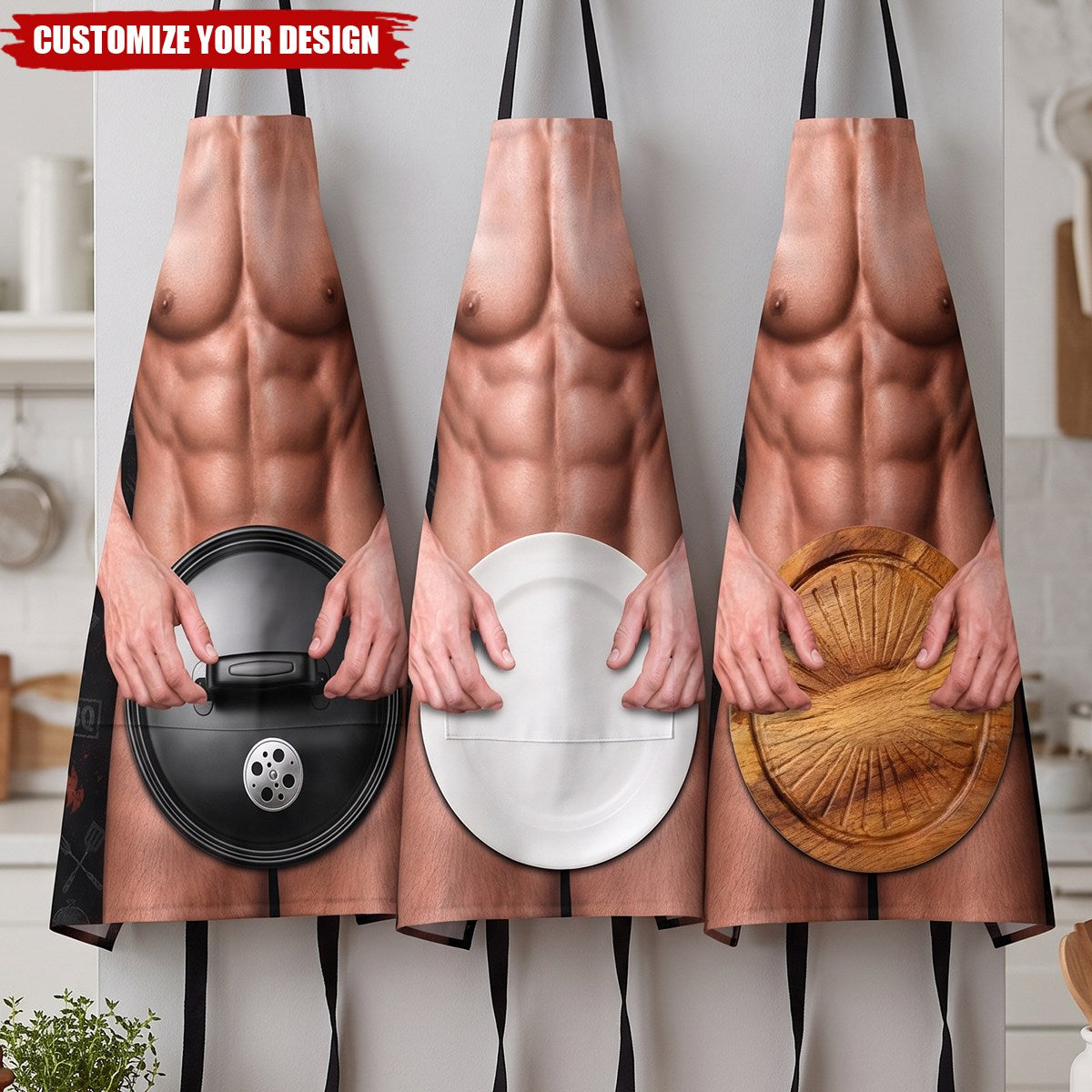 Custom Funny Apron With Pocket - Personalized Birthday Gifts