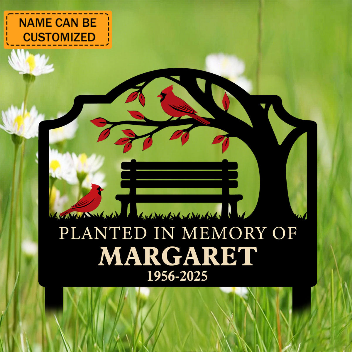 Not A Day Goes By That You Are Not Missed - Personalized Garden Stake