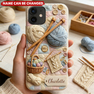 Love Sewing - Personalized Sewing Full Print Phone Case