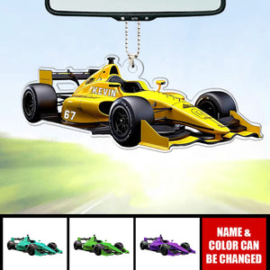 Racing Formula Car Personalized Acrylic Ornament, Gift For Racer
