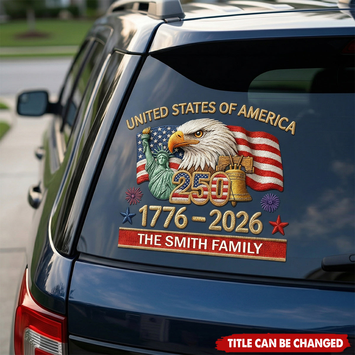 250th Anniversary Together We Shine Bright - Personalized Decal