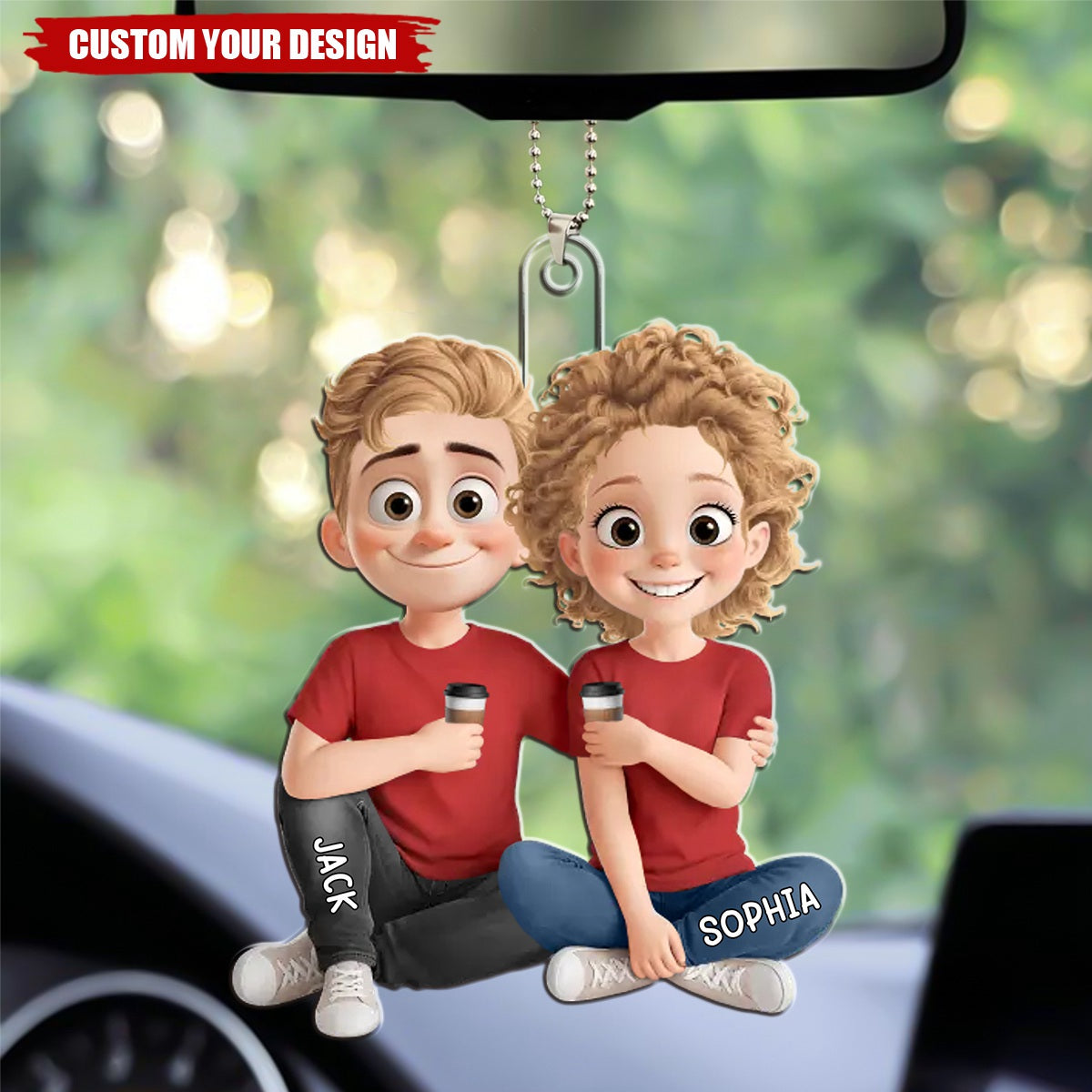 Our Love Is The Adventure That Makes Life Extraordinary - Couple Personalized Ornament - Gift For Husband Wife, Anniversary