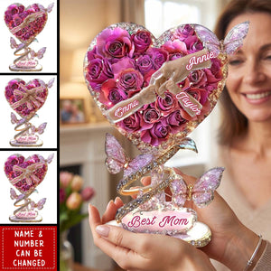 Best Mom Ever - Personalized Mother Custom Shaped Acrylic Plaque