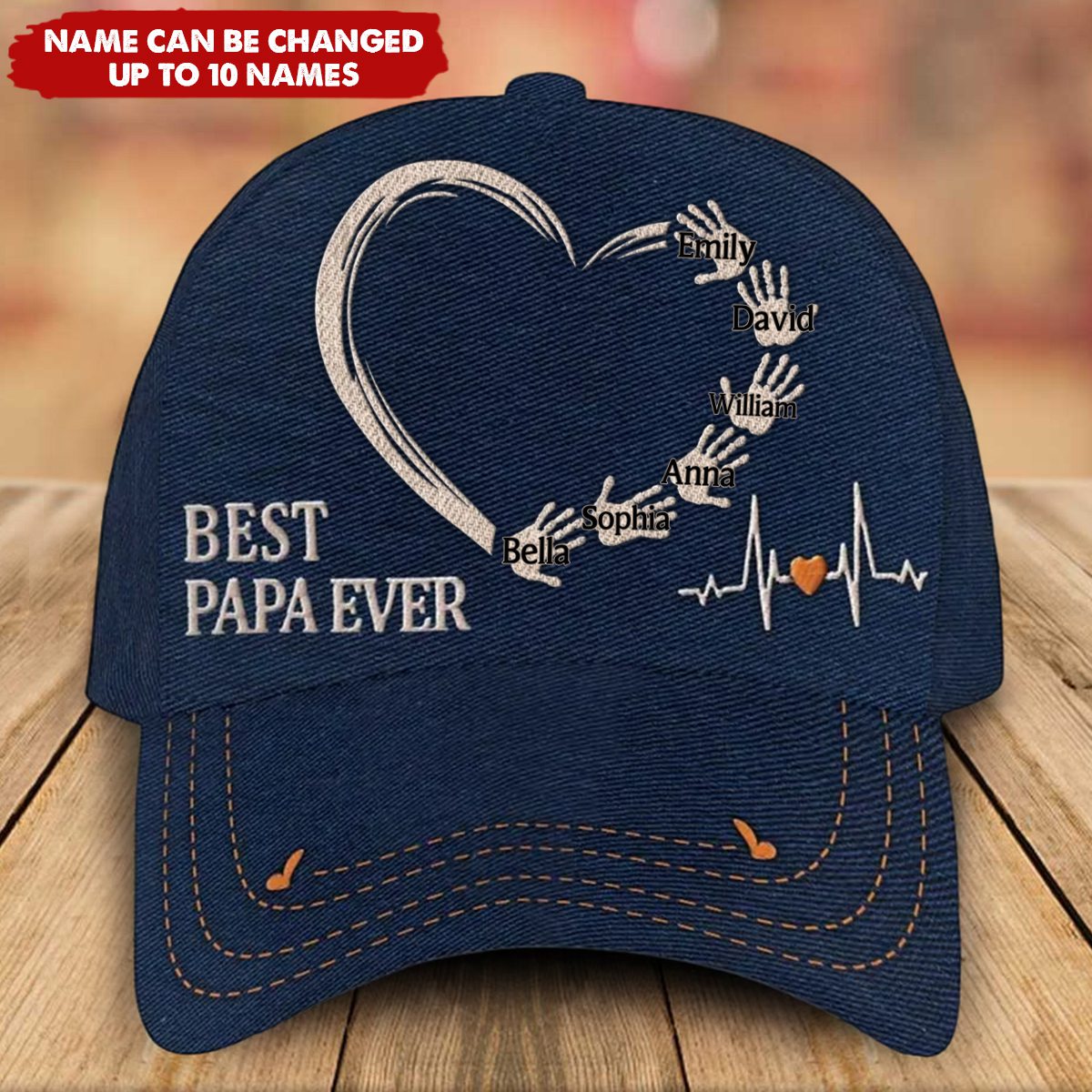Personalized Where Love Never Ends - Family Custom Hat, All Over Print Classic Cap - Gift For Family Members