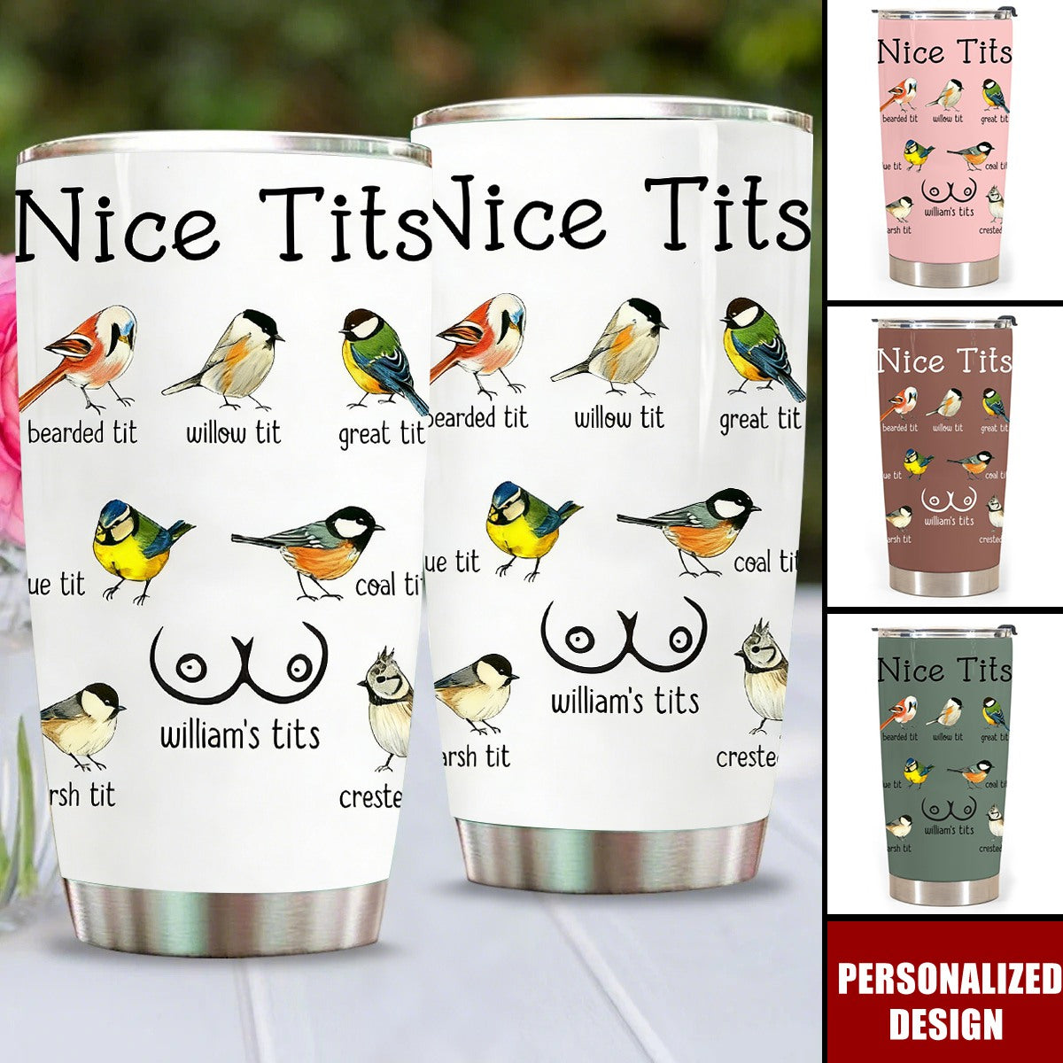 Personalized Funny Tumbler - Gifts For Wife, Husband, Gf, Friends Silly Gift