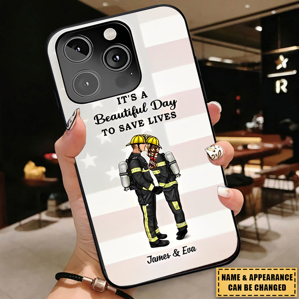 It's A Great Day To Save Lives - Personalized Phone Cases, Couple Portraits, Firefighters, Ems, Nurses, Police, Gifts Sorted By Occupation