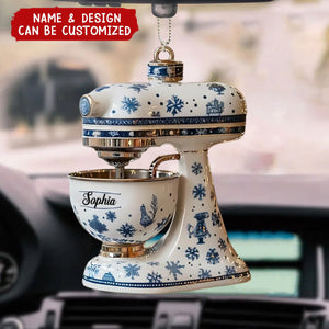 Baking Mixer - Personalized Acrylic Car Ornament, Gift For Bakers, Cooking Lovers