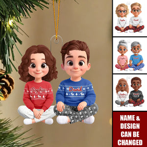 Custom First Christmas Acrylic Ornament - Personalized Anniversary Christmas Gifts