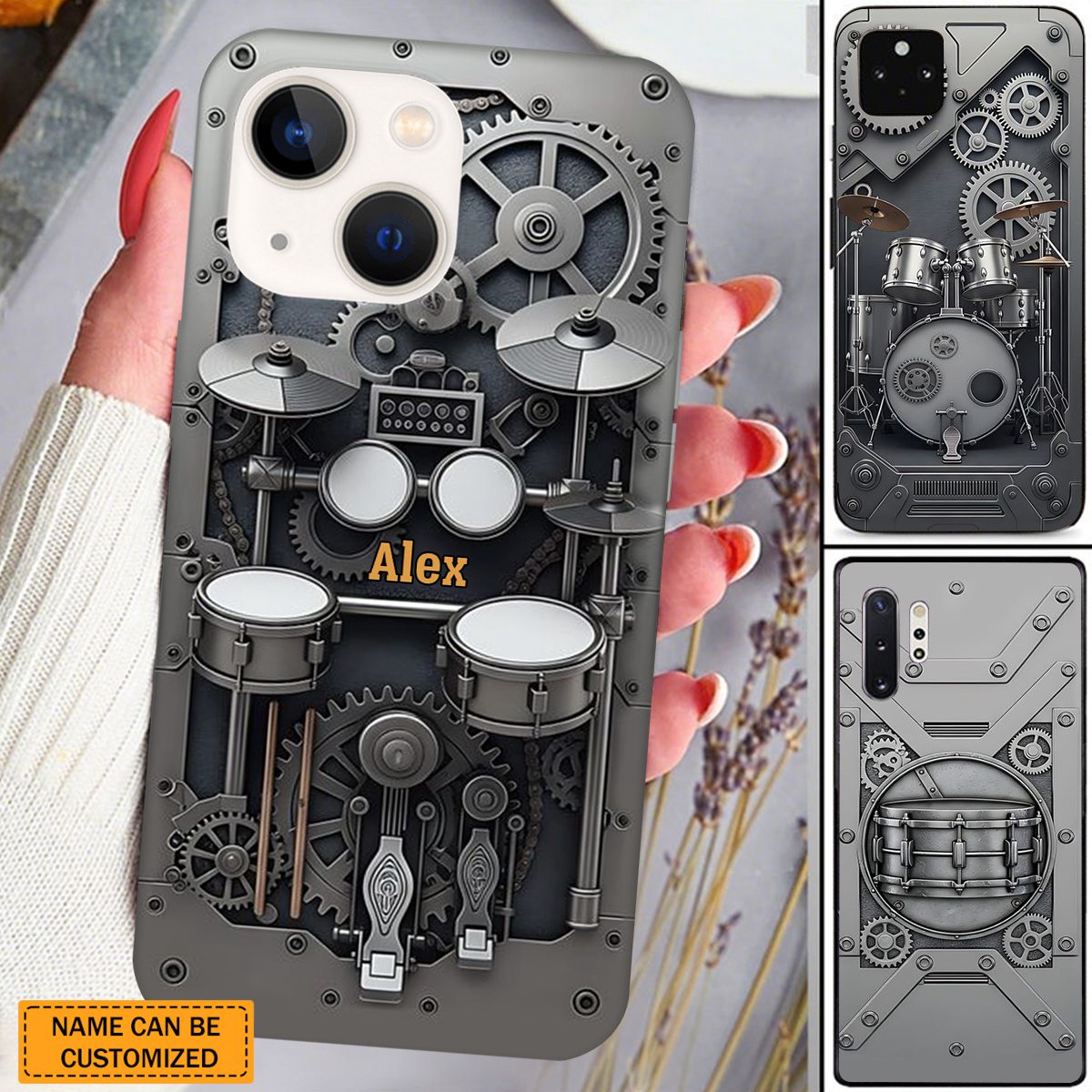 Drummer Life - Personalized Drummer Full Print Phone Case