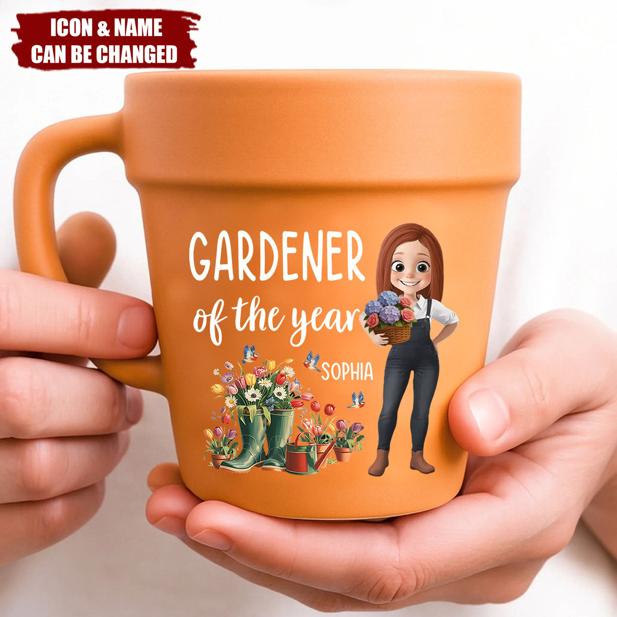 Custom Ceramic Mug - Personalized Garden Gifts For Gardeners - Plant Parent Vibes