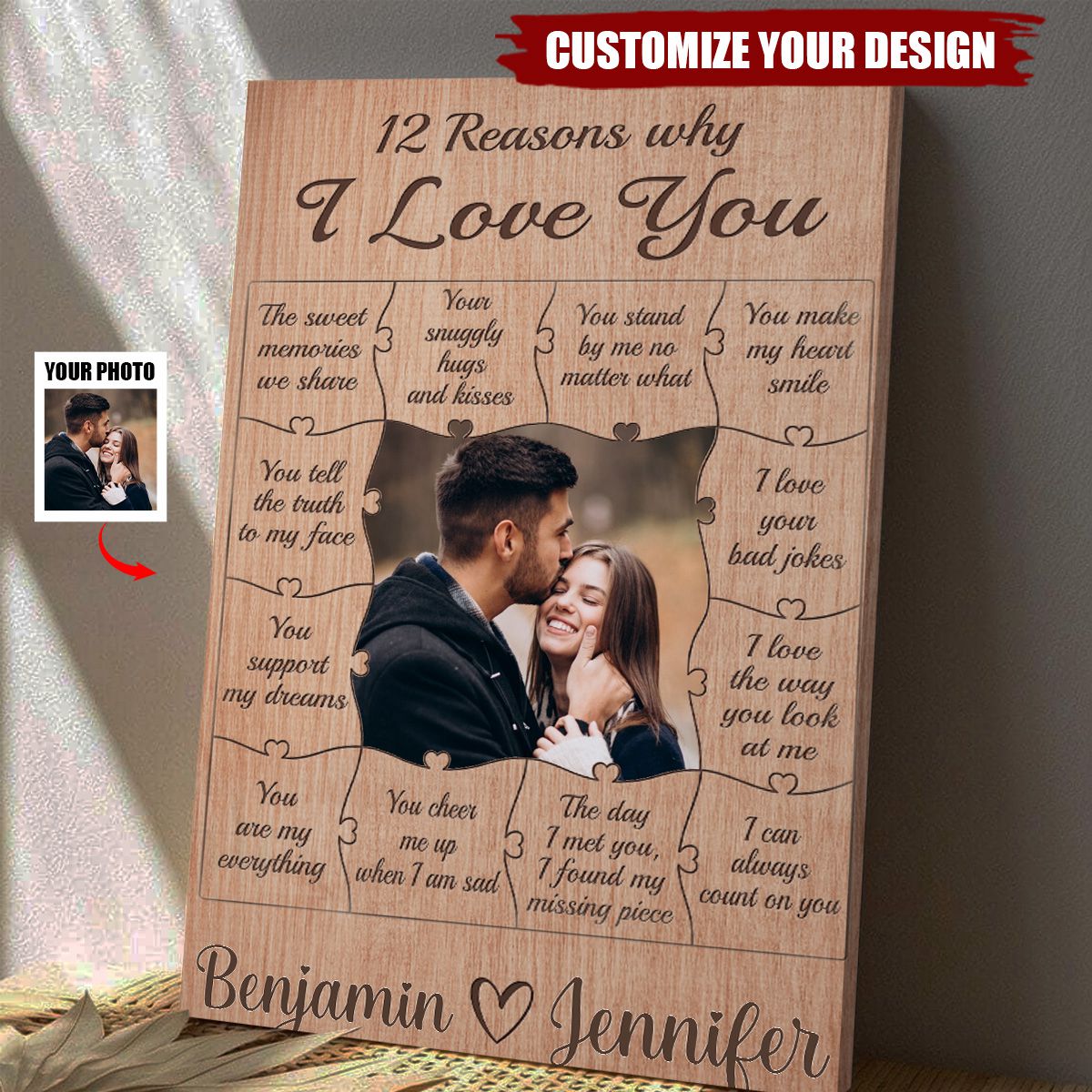 Custom Photo The Sweet Memories We Share - Couple Personalized Poster, Gift For Husband Wife, Anniversary