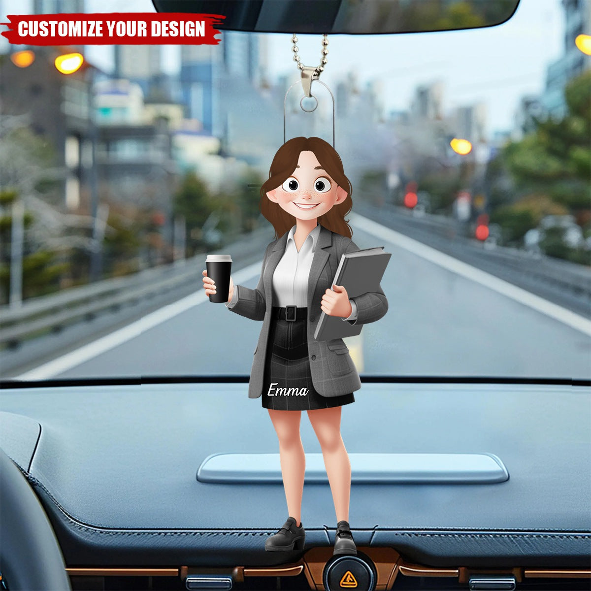 Love Teacher Life New Version - Personalized Acrylic Ornament