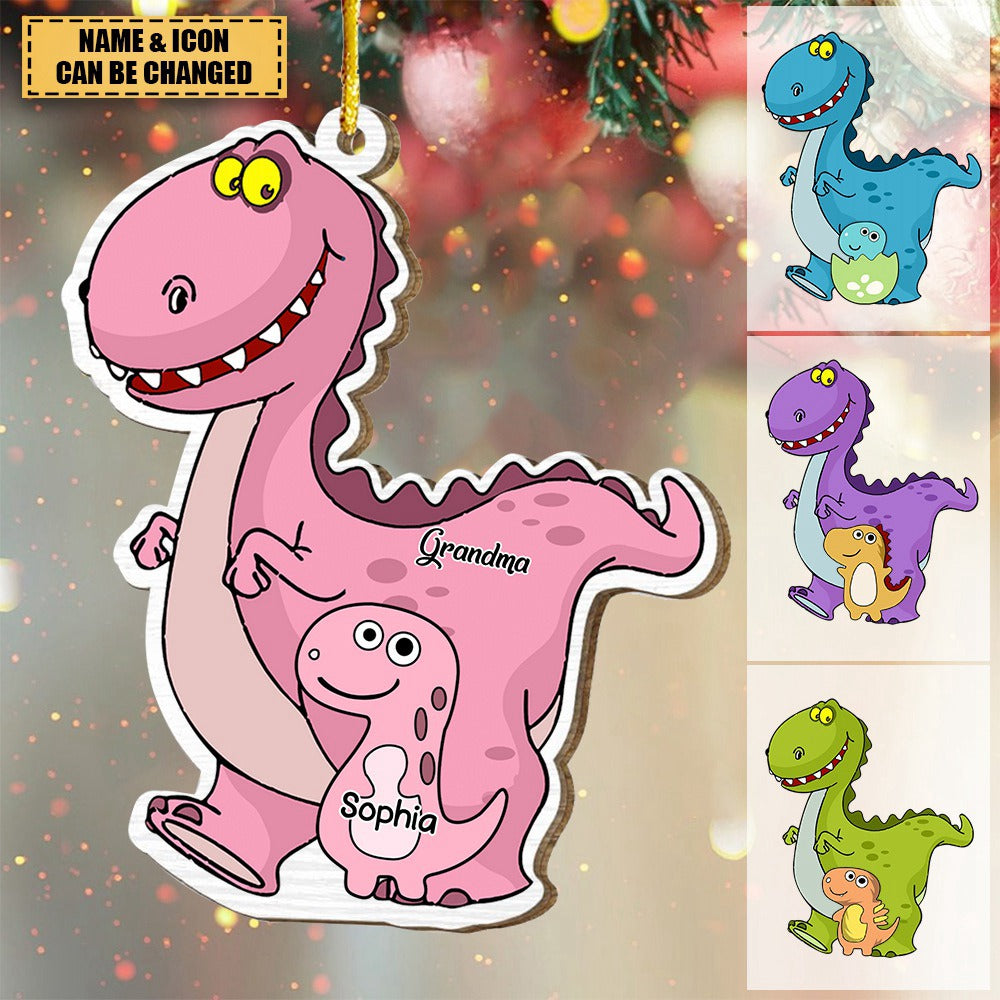Gift For Grandson Dinosaur Ornament