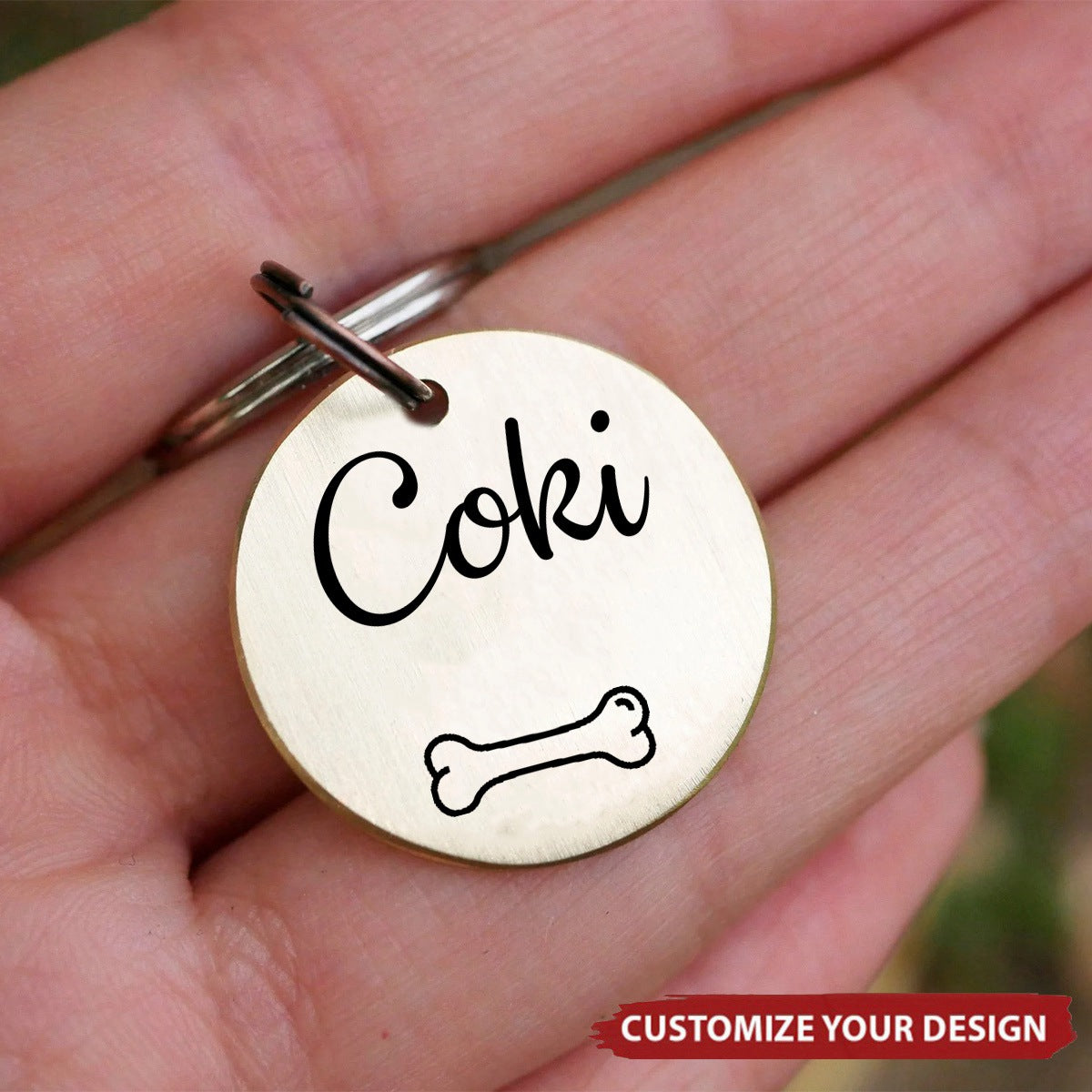Custom Name Dog Tag - Personalized Pet Name Tag
