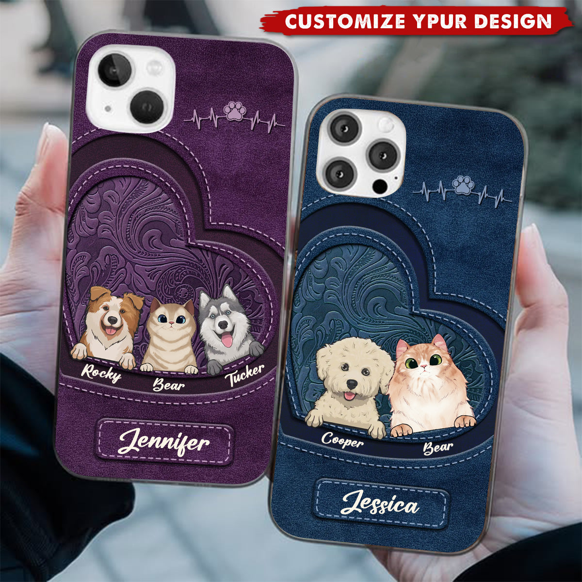 Life Is Better With Dogs - Personalized Clear Phone Case - Gift For Pet Owners, Pet Lovers
