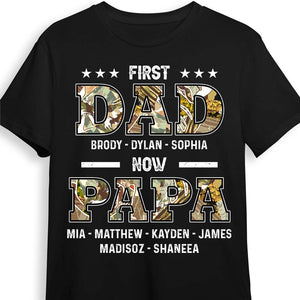 First Dad Now Papa T-Shirt