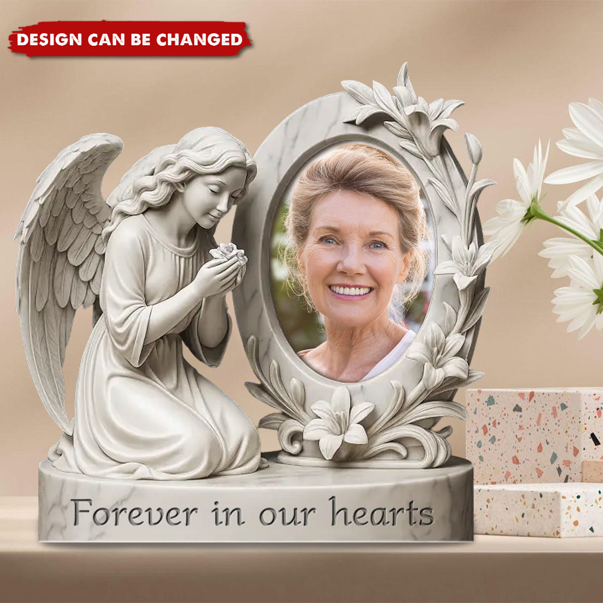 Custom Photo Your Love Is My Forever Light - Memorial Personalized Custom Acrylic Plaque Custom Shape - Sympathy Gift For Family Members