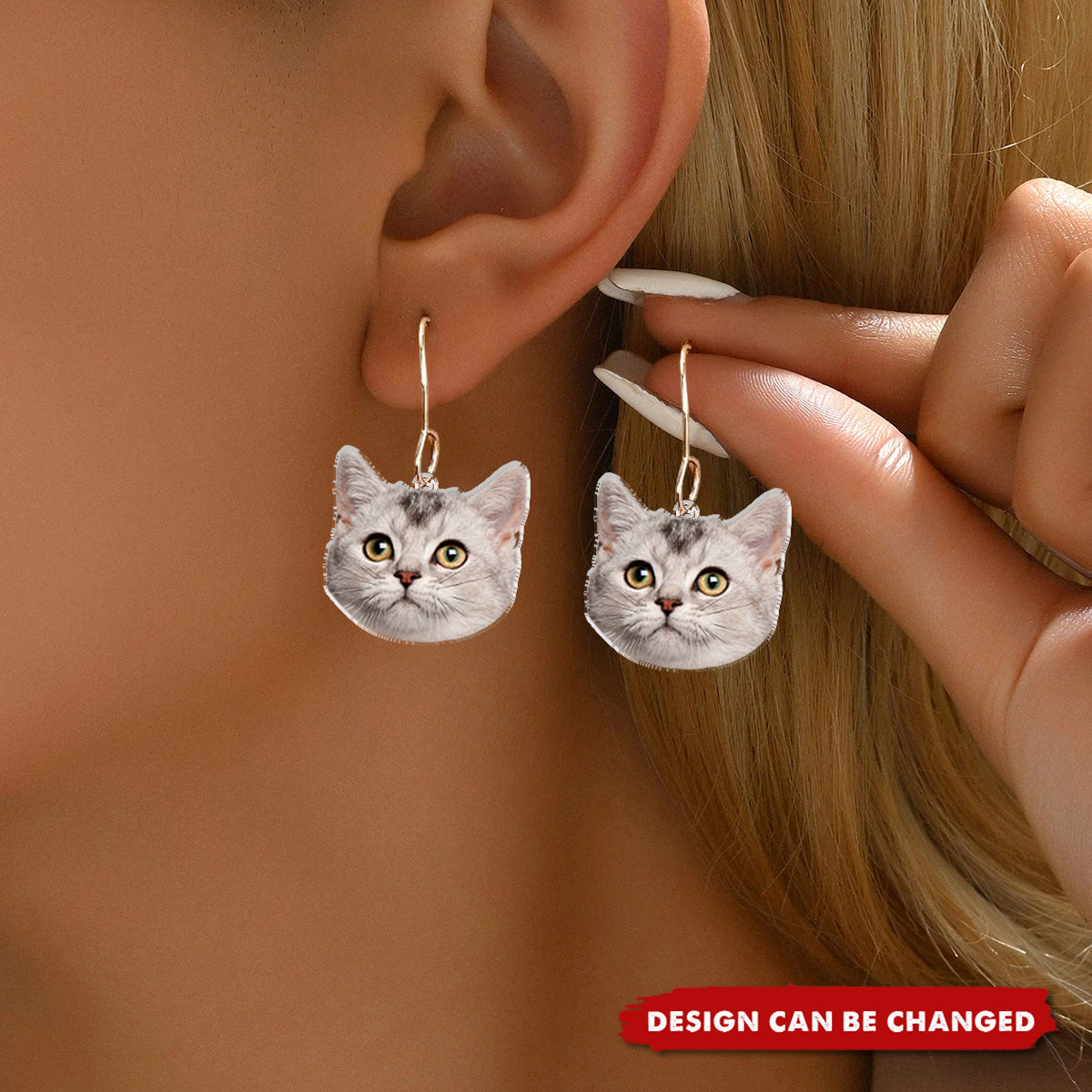 Personalized Pet Earrings - Animal Lover Custom Pet Memorial Gift