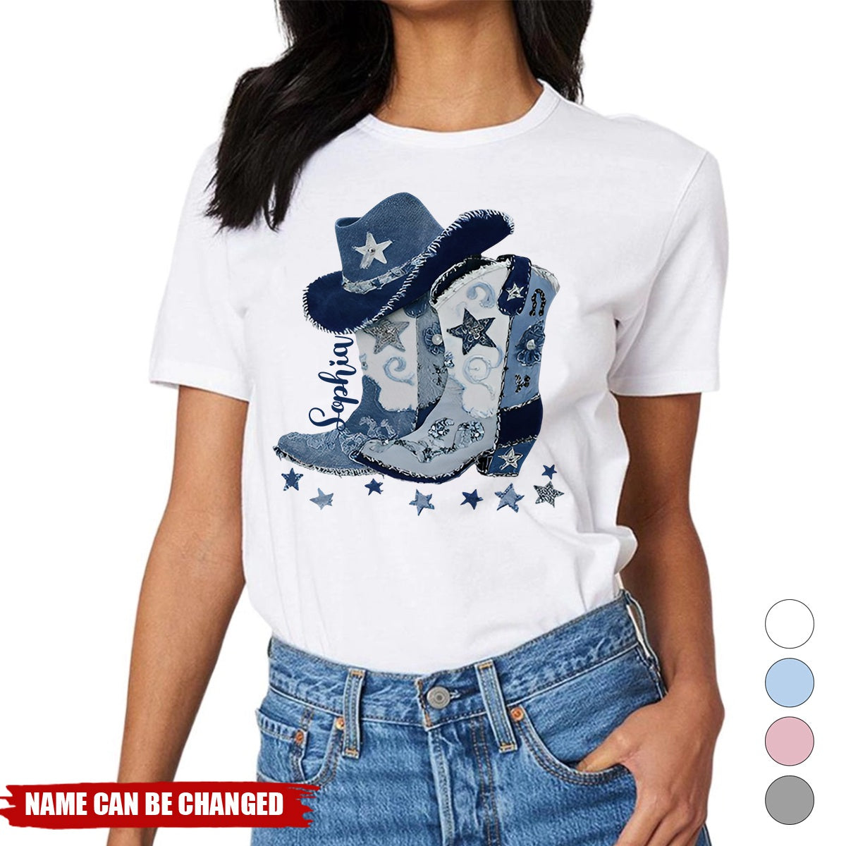 Cowgirl Boots - Personalized Cowgirl T-shirt