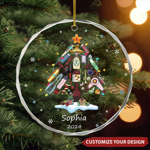 Custom Hairdresser Ornament - Personalized Hair Salon Gift