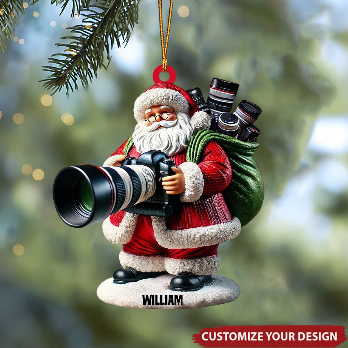 Personalized Ornament - Unique Christmas Gift For Photography Lovers
