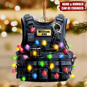 Protect Holiday - Personalized Police Officer Ornament