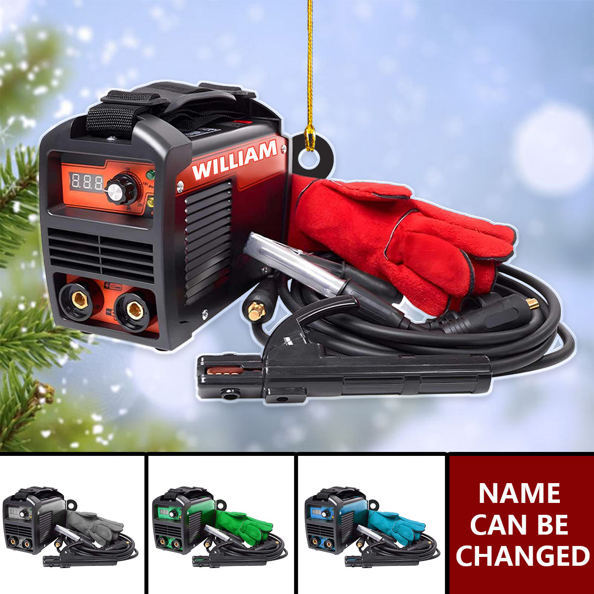 Personalized Welder Ornaments - Gifts For Welder - Christmas Tree Ornament