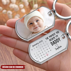 Custom Photo My Mom Is The Best - Family Personalized Custom Keychain - Mother's Day, Baby Shower Gift, Gift For First Mom